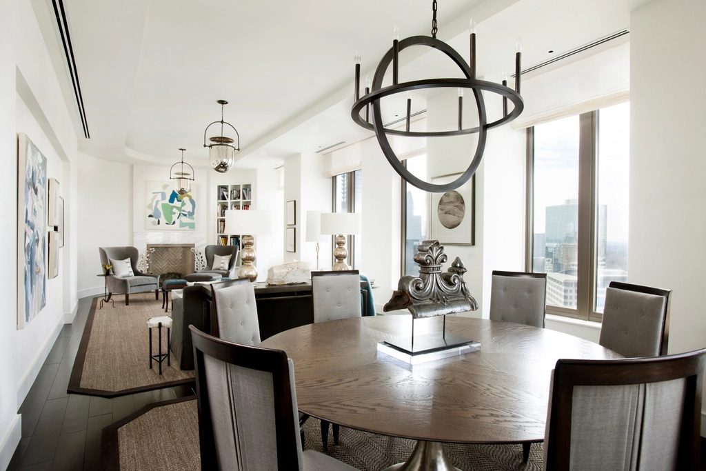 Salón comedor del piso de la Rambla
